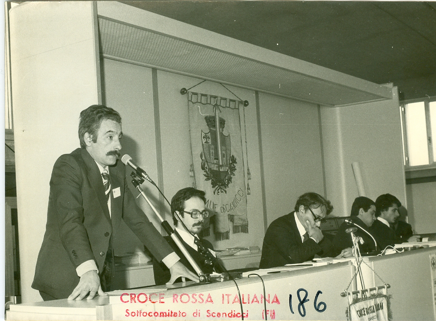 I Delegati del Gruppo Vds di Scandicci al tavolo di Presidenza