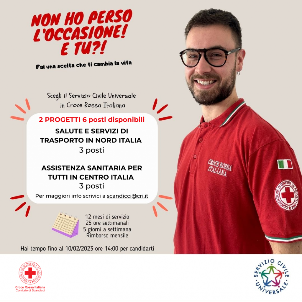 servizio civile croce rossa scandicci