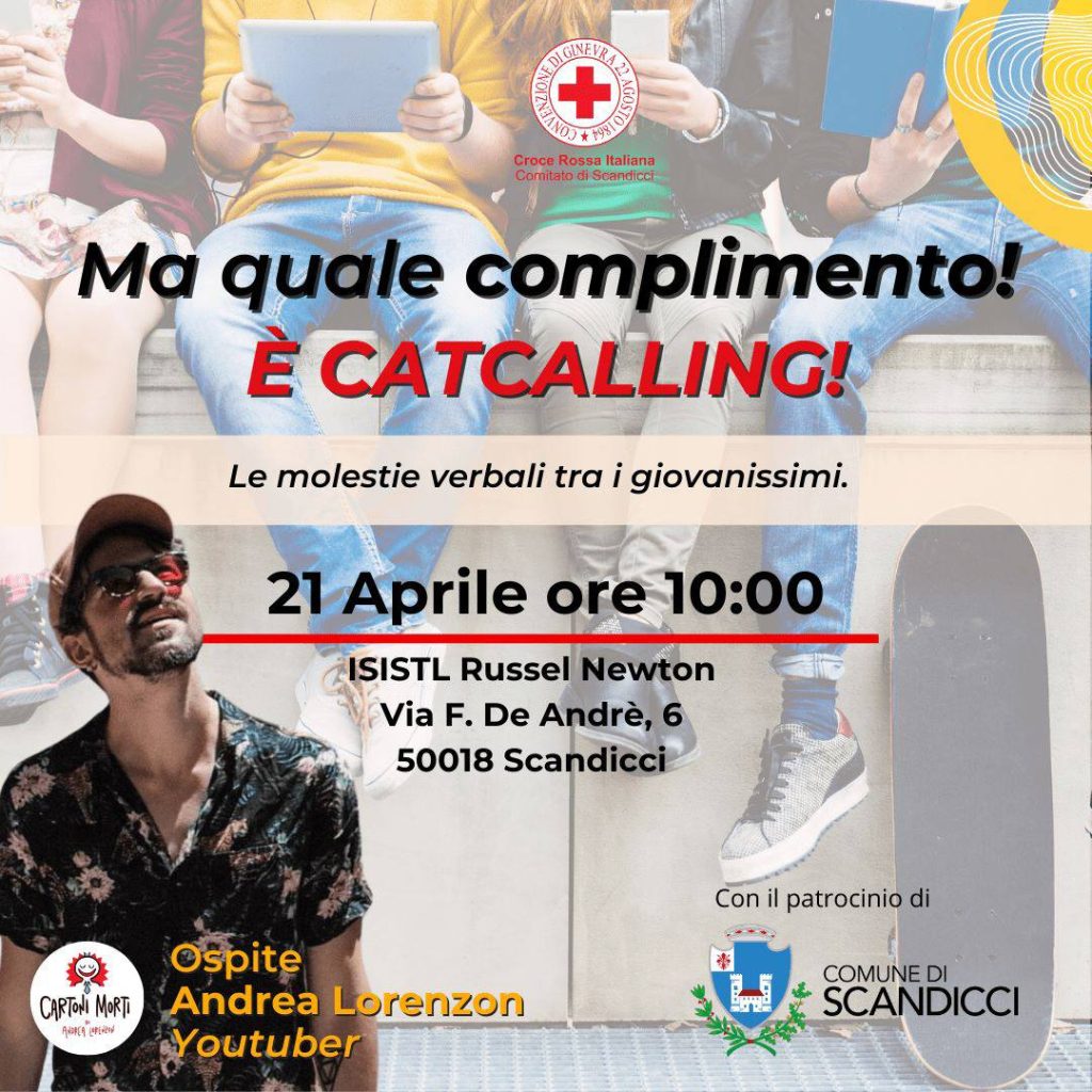 Locandina evento catcalling